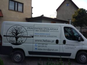 Oklejanie samochodów firmowych Kocmyrzów, Karniów i okolice.